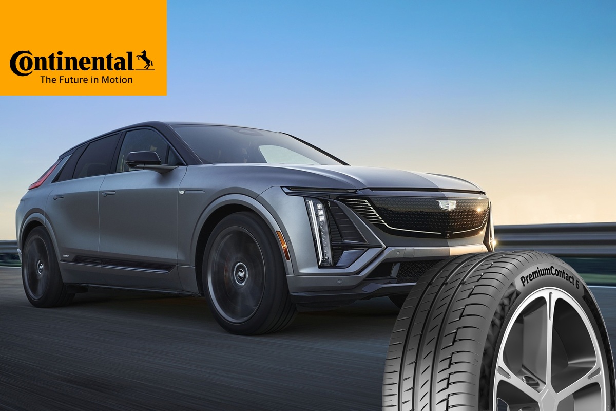 Continental PremiumContact 6 originalna oprema za električni SUV Cadillac Lyriq-V