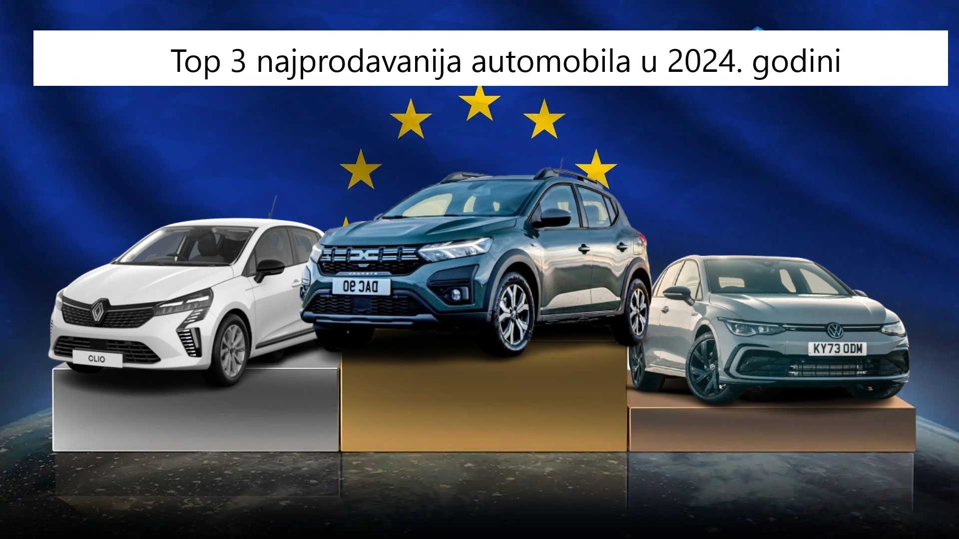 Ovo je 10 najprodavanijih auta u Evropi: Sandero ukrao šou nemoćnom Golfu