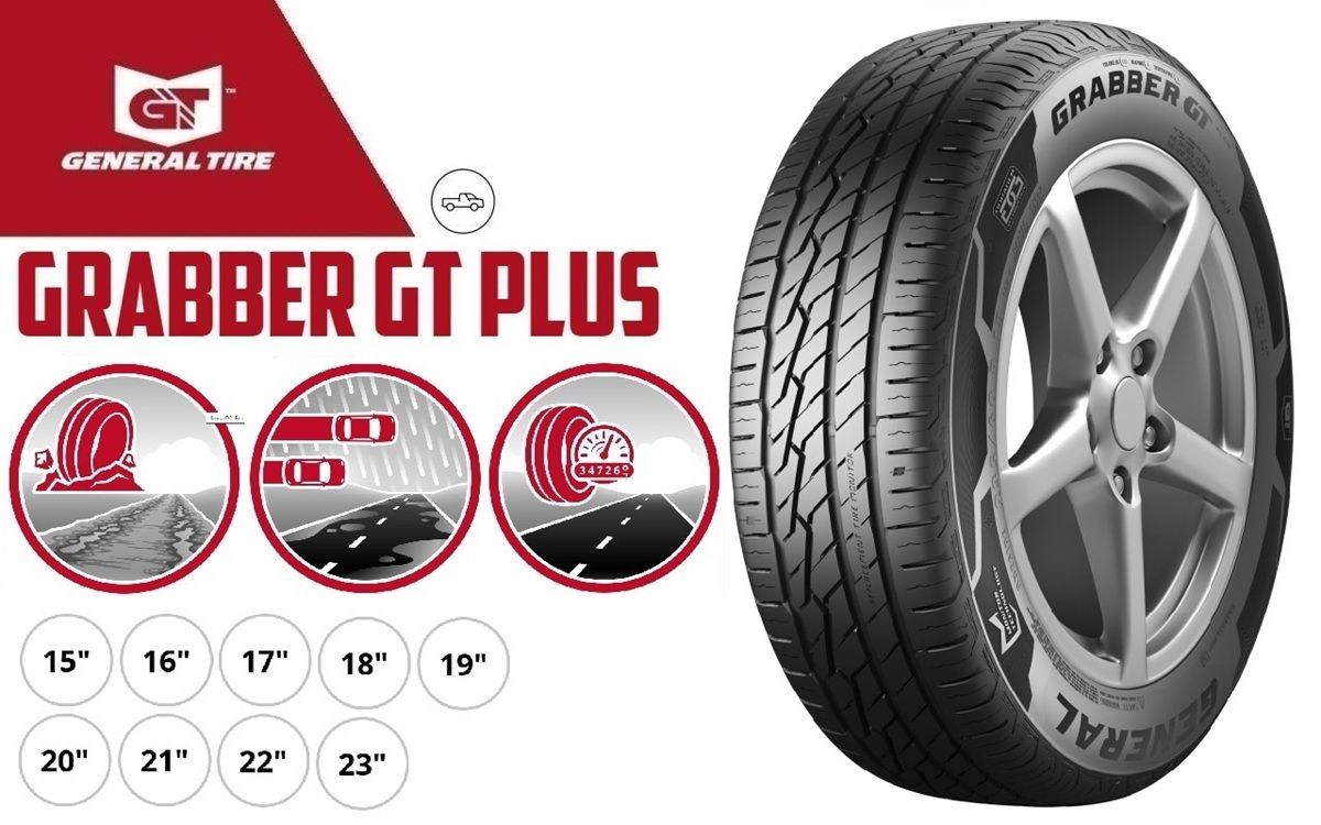General Tire Grabber GT Plus: SUV guma s odličnim prijanjanjem na mokroj cesti